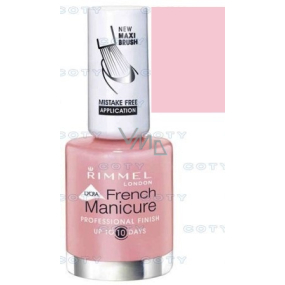 Rimmel London Lycra Pro lak na nehty francouzská manikúra 445 French Rose 12 ml