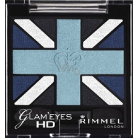 Rimmel London Glam Eyes HD Eyeshadow oční stíny 003 Royal Blue 2,5 g