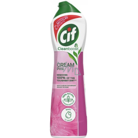 Cif Cream Pink abrazivní čistící tekutý písek 500 ml