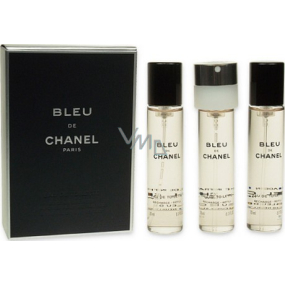 Chanel Bleu de Chanel toaletní voda náplně pro muže 3 x 20 ml