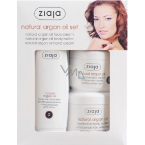 Ziaja Arganový olej krém na ruce 80 ml + krém 75 ml + tělové máslo 200 ml, kosmetická sada