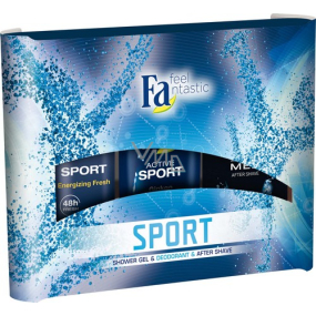 Fa Men Sport sprchový gel 250 ml + deodorant sprej 150 ml + voda po holení 100 ml, kosmetická sada