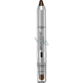 Loreal Paris Brow Artist Maker tužka na obočí se štětečkem 04 Dark Brunette 1,5 g