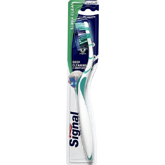Signal Super Clean střední zubní kartáček