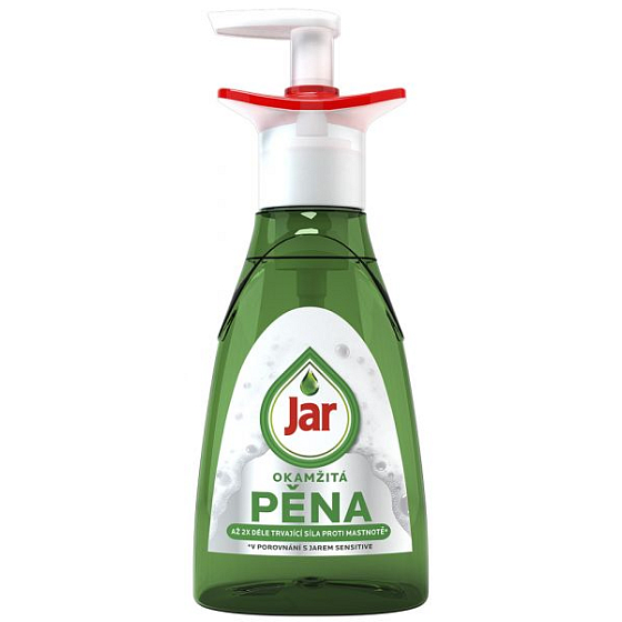 Jar Active Foam Okamžitá pěna čisticí prostředek na ruční mytí nádobí pumpička 350 ml