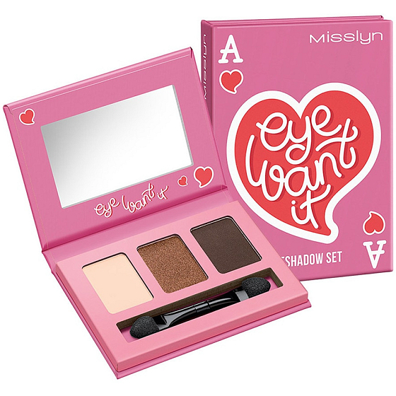 Misslyn Eye Want It! paletka očních stínů v papírovém obalu 22 Nude Addiction 2,1 g