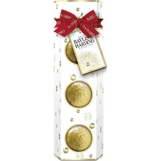 Baylis & Harding Sladká mandarinka a Grapefruit šumivý balistik do koupele 3 x 100 g, kosmetická sada