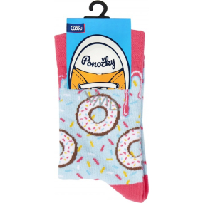 Albi Barevné ponožky univerzální velikost Donuty 1 pár