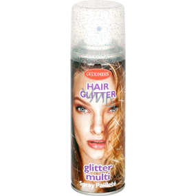 Goodmark Hair Glitter Multi lak na vlasy a tělo Barevný sprej 125 ml