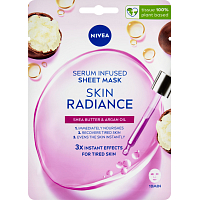 Nivea Skin Radiance rozjasňující textilní maska, 1 ks