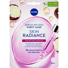 Nivea Skin Radiance rozjasňující textilní maska, 1 ks