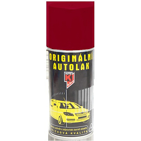 Kwasny Auto-K Color Škoda, originální autolak ve spreji, 8302 červeň apollo, 150 ml