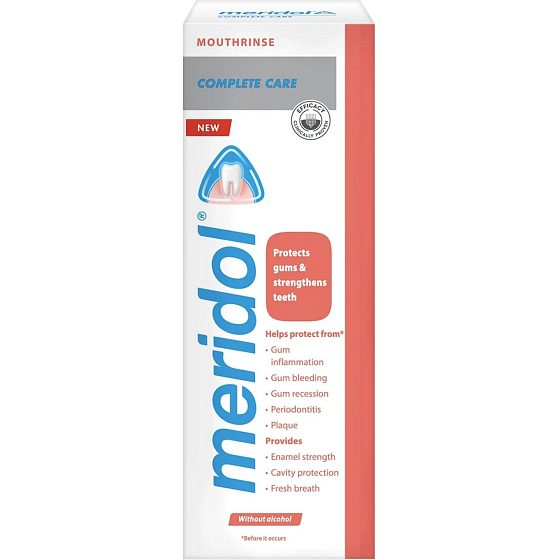 Meridol Complete Care ústní voda pro citlivé zuby a dásně 400 ml