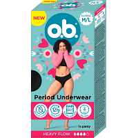 O.B. menstruační kalhotky, velikost M/L, 1 ks