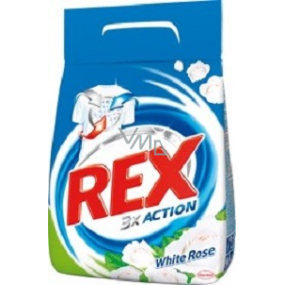 Rex 3x Action White Rose prací prostředek na bílé a stálobarevné prádlo 20 dávek 2 kg