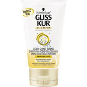 Gliss Kur Gold Shine Blonde 2 minutová intenzivní maska na vlasy 125 ml