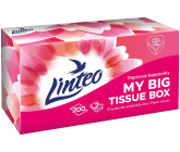 Linteo Satin papírové kapesníky 2 vrstvé 200 kusů různé barvy