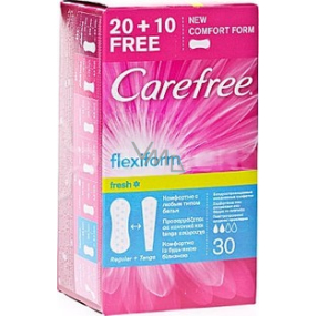 Carefree Flexiform Fresh slipové intimní vložky 30 kusů