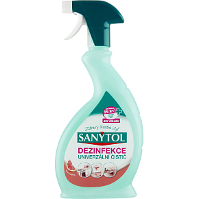 Sanytol dezinfekční univerzální čistič ve spreji s vůní grepu, 500 ml