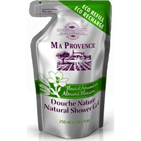 Ma Provence Bio Mandlové kvěyt sprchový gel náhradní náplň 250 ml