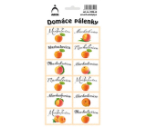 Arch Samolepky Domácí pálenky Marhulovica SK 12 etiket