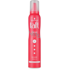 Taft Shine 4 zářivý lesk pěnové tužidlo na vlasy 200 ml