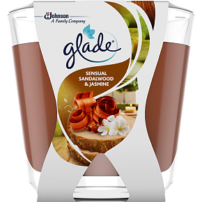 Glade svíčka vonná Decor Sensual Sandalwood & Jasmine, 70 g Glade svíčka vonná Decor Sensual Sandalwood & Jasmine, 70 g