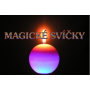 Lima Magická červená svíčka válec 60 x 120 mm 1 kus