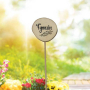 Bohemia Gifts Dřevěný zápich k bylinkám s potiskem - Tymián průměr kolečka je 5 - 8 cm