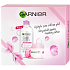 Garnier Skin Rose Sensitive 3v1 micelární voda pro citlivou pleť 400 ml + Botanical 24h hydratační krém pro suchou a citlivou pleť 50 ml, kosmetická sada