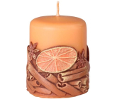 Candles Skořice Cinnamon vonná svíčka válec 50 x 60 mm
