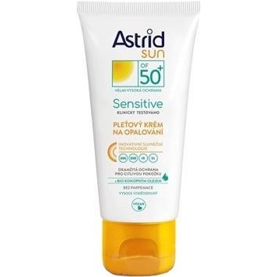 Astrid Sun Sensitive OF50+ pleťový krém na opalování 50 ml