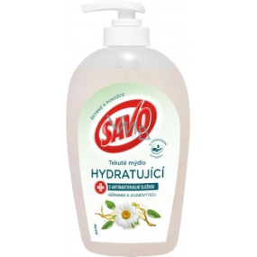 Savo Heřmánek & Jojobový olej hydratující tekuté mýdlo s antibakteriální složkou 250 ml dávkovač