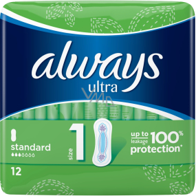 Always Ultra Standart intimní vložky 12 kusů