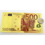 Talisman Zlatá plastická bankovka 500 EUR