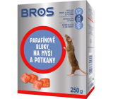 Bros Parafínové bloky na myši a potkany 250 g