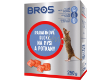 Bros Parafínové bloky na myši a potkany 250 g