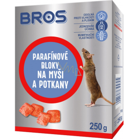 Bros Parafínové bloky na myši a potkany 250 g