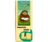 Albi Magnetická záložka do knížky Nejsem magor do knížek 8,7 x 4,4 cm