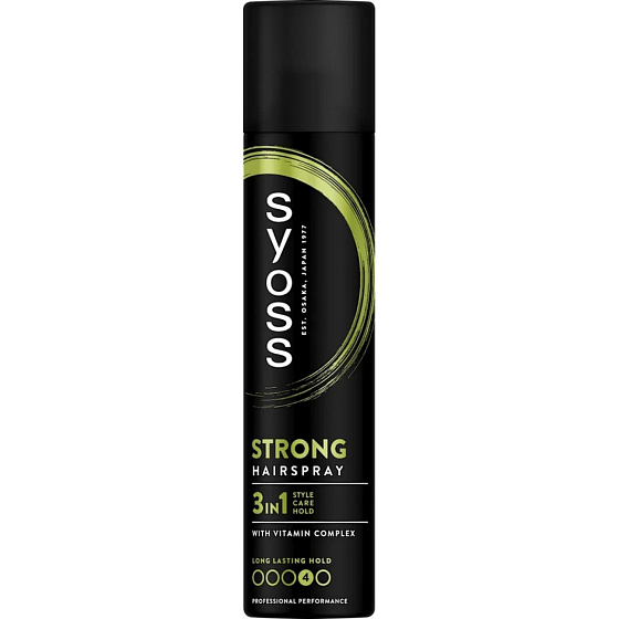 Syoss Strong 3v1 lak na vlasy 300 ml