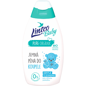 Linteo Baby jemná pěna do koupele Gentle Cleansing, 425 ml