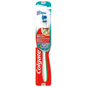 Colgate 360° Whole Mouth Clean Soft měkký zubní kartáček 1 kus