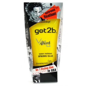 Got2b Glued voděodolný gel - lepidlo Tvrďák vlasový gel beton 6 150 ml