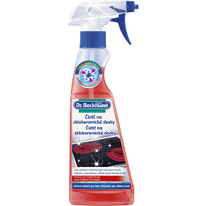 Dr. Beckmann čistič na skokeramické a indukční desky, rozprašovač, 250 ml Dr. Beckmann čistič na skokeramické a indukční desky, rozprašovač, 250 ml