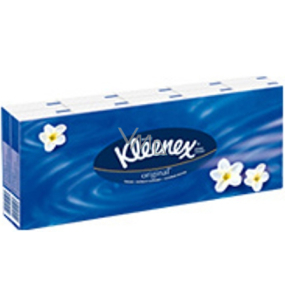 Kleenex Original hygienické kapesníky 3vrstvé 10 kusů