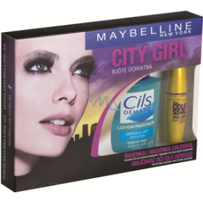 Maybelline City Girl Set řasenka Colossal Volum Express + odličovač očí, kosmetická sada