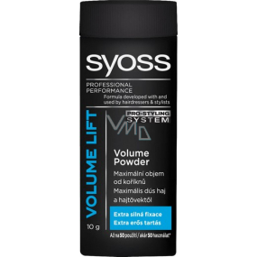 Syoss Volume Lift pudr pro maximální objem od kořínků 10 g extra silná fixace