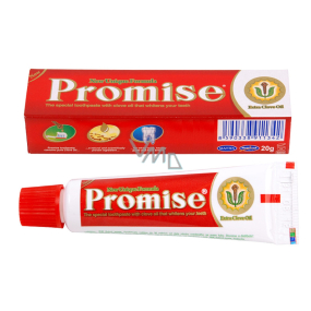 Promise s hřebíčkovým olejem bělicí zubní pasta cestovní balení 20 g