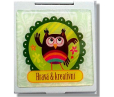 Nekupto Miss Cool Dárkové zrcátko do kabelky Sova Hravá & kreativní