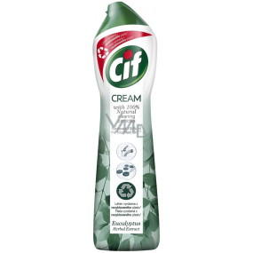 Cif Cream Aroma Eucalyptus & Herbal Extracts abrazivní čistící tekutý písek 500 ml